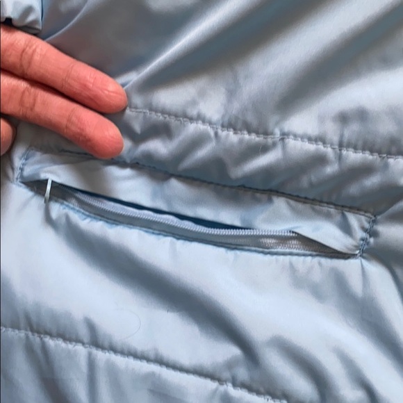 Sky Blue Parka puffer coat - Picture 9 of 14